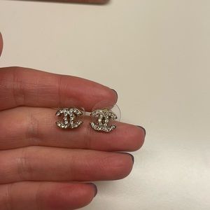 CHANEL CC Earrings Authentic